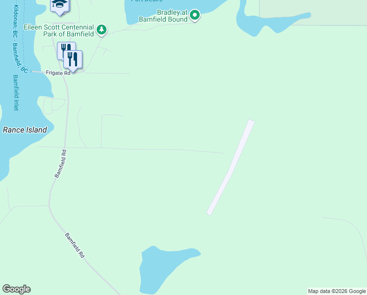 map of restaurants, bars, coffee shops, grocery stores, and more near in Bamfield