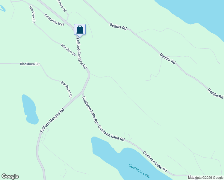 map of restaurants, bars, coffee shops, grocery stores, and more near 160 Sky Valley Road in Saltspring Island