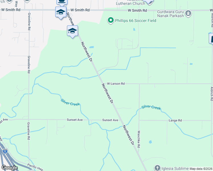 map of restaurants, bars, coffee shops, grocery stores, and more near in Whatcom County