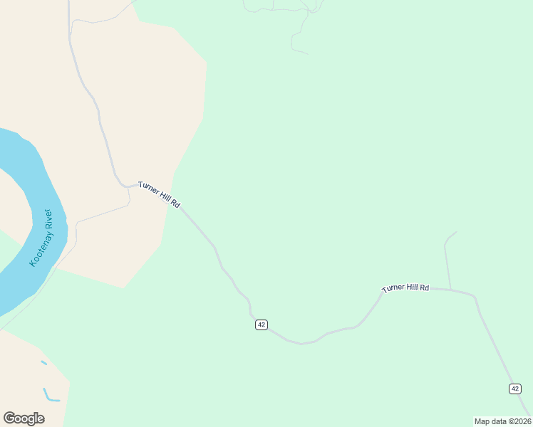 map of restaurants, bars, coffee shops, grocery stores, and more near 2447 Turner Hill Road in Bonners Ferry