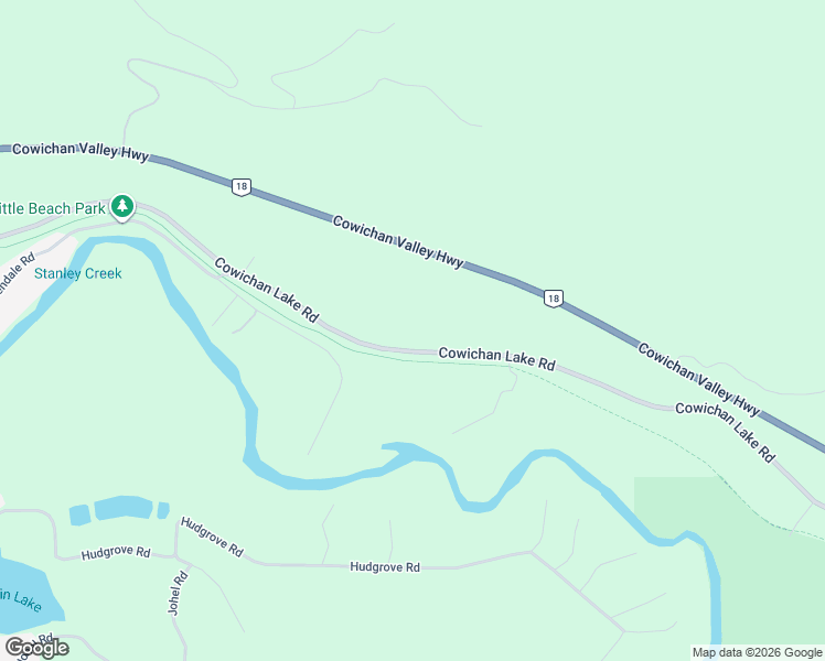 map of restaurants, bars, coffee shops, grocery stores, and more near 7705 Cowichan Lake Road in Lake Cowichan