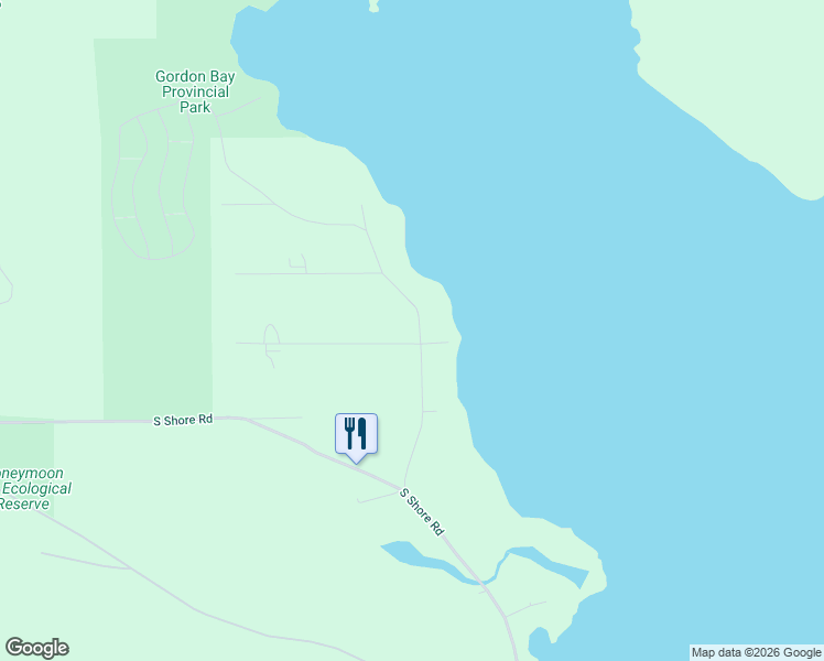 map of restaurants, bars, coffee shops, grocery stores, and more near 7220 Walton Road in Honeymoon Bay