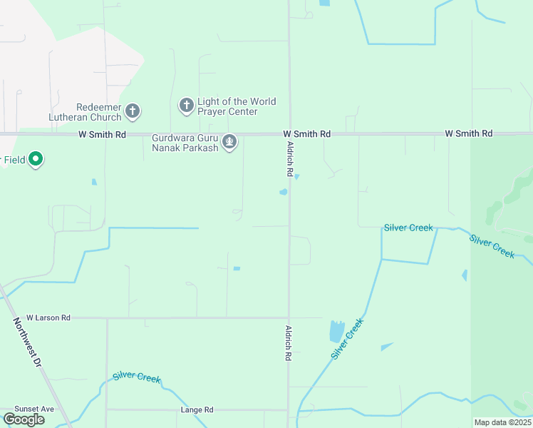 map of restaurants, bars, coffee shops, grocery stores, and more near 5193 Aldrich Road in Bellingham