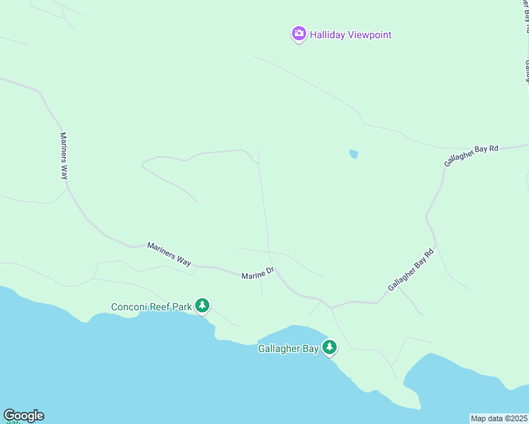 map of restaurants, bars, coffee shops, grocery stores, and more near Tinker Road in Mayne Island