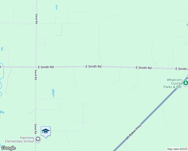 map of restaurants, bars, coffee shops, grocery stores, and more near 3000 East Smith Road in Bellingham