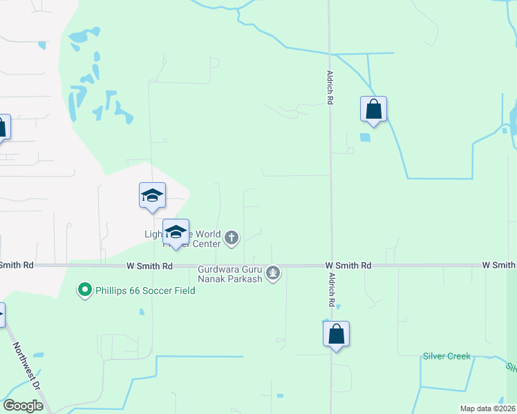map of restaurants, bars, coffee shops, grocery stores, and more near 794 West Smith Road in Bellingham