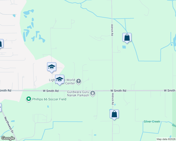map of restaurants, bars, coffee shops, grocery stores, and more near 794 West Smith Road in Bellingham