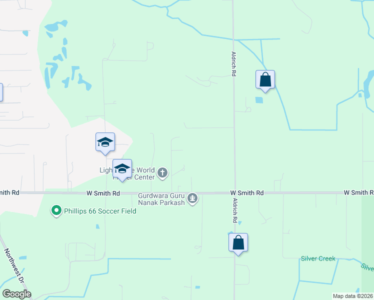 map of restaurants, bars, coffee shops, grocery stores, and more near 794 West Smith Road in Bellingham