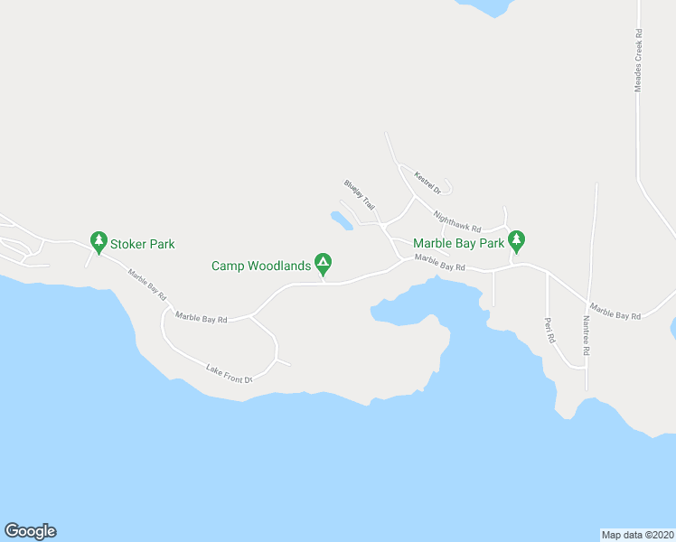 map of restaurants, bars, coffee shops, grocery stores, and more near 9335 Marble Bay Road in Honeymoon Bay