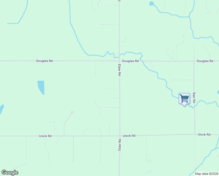 map of restaurants, bars, coffee shops, grocery stores, and more near 5433 Elder Road in Ferndale