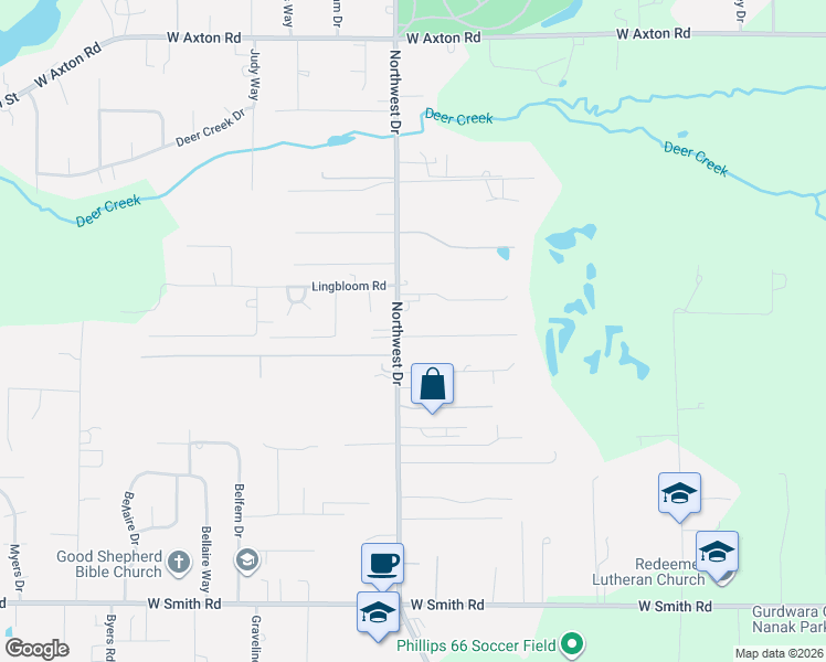 map of restaurants, bars, coffee shops, grocery stores, and more near 5484 Northwest Drive in Bellingham