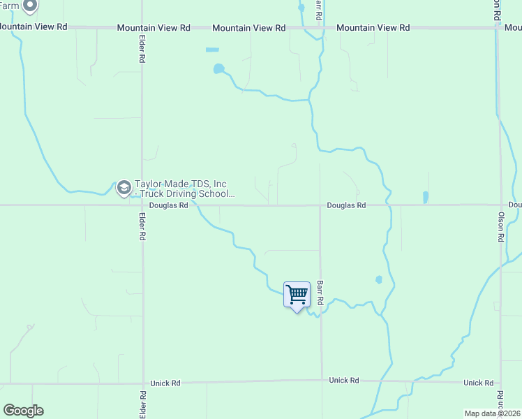 map of restaurants, bars, coffee shops, grocery stores, and more near 3194 Douglas Road in Ferndale