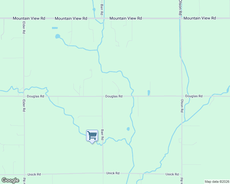 map of restaurants, bars, coffee shops, grocery stores, and more near 3056 Douglas Road in Ferndale