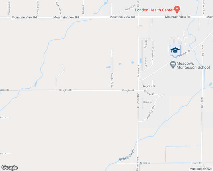 map of restaurants, bars, coffee shops, grocery stores, and more near 2586 Douglas Road in Ferndale