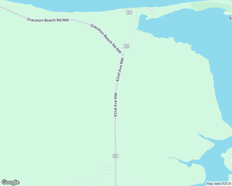 map of restaurants, bars, coffee shops, grocery stores, and more near 42nd Ave NW in Baudette