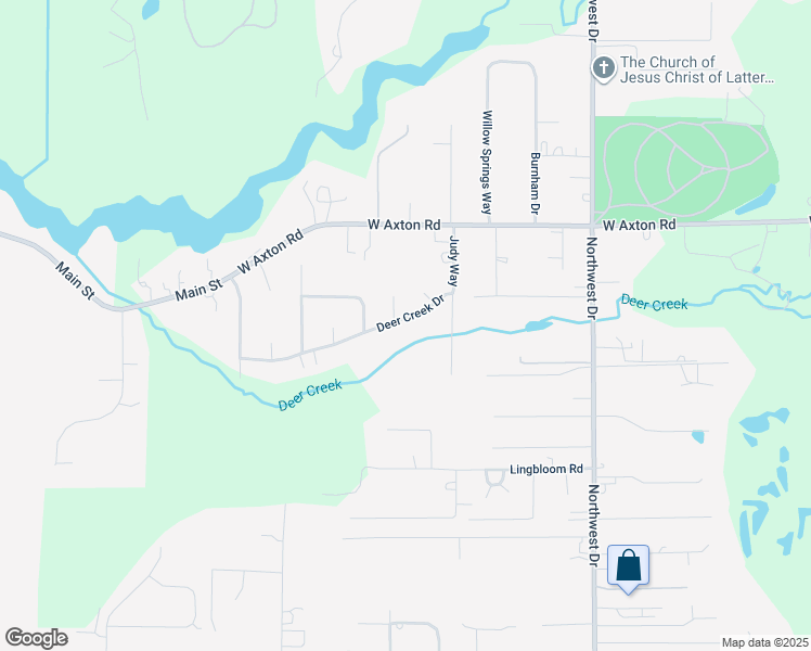 map of restaurants, bars, coffee shops, grocery stores, and more near 5640 Chestnut Court in Ferndale