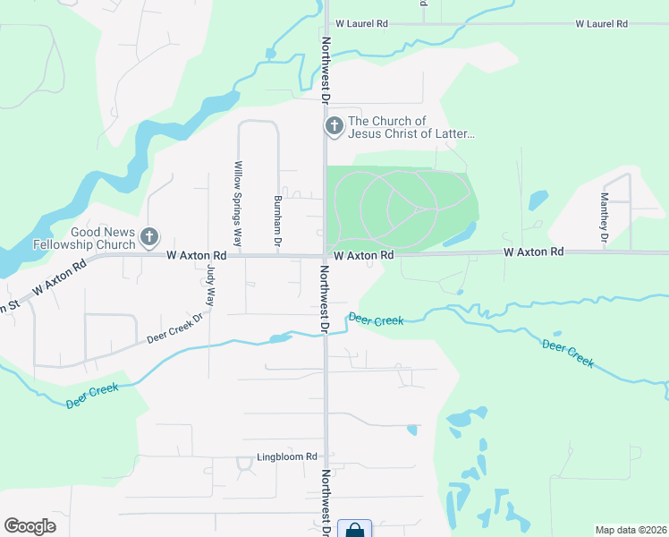 map of restaurants, bars, coffee shops, grocery stores, and more near 5692 Northwest Drive in Bellingham