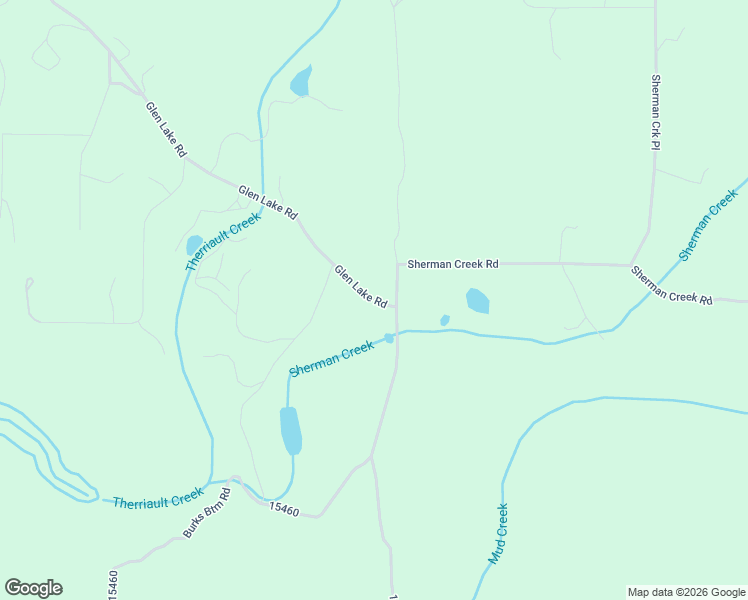map of restaurants, bars, coffee shops, grocery stores, and more near 3940 Glen Lake Road in Eureka