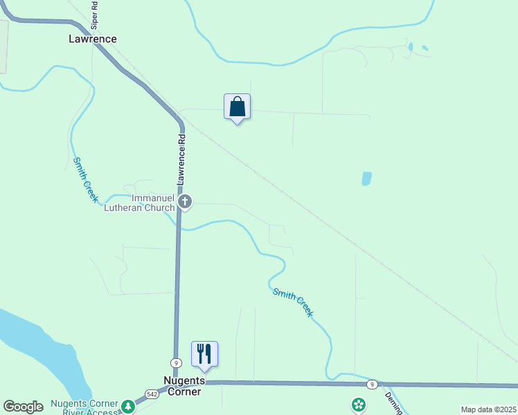 map of restaurants, bars, coffee shops, grocery stores, and more near 3792 Hatley Rd in Everson