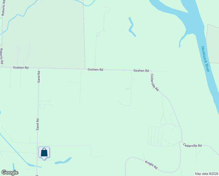 map of restaurants, bars, coffee shops, grocery stores, and more near 3081 Goshen Road in Bellingham