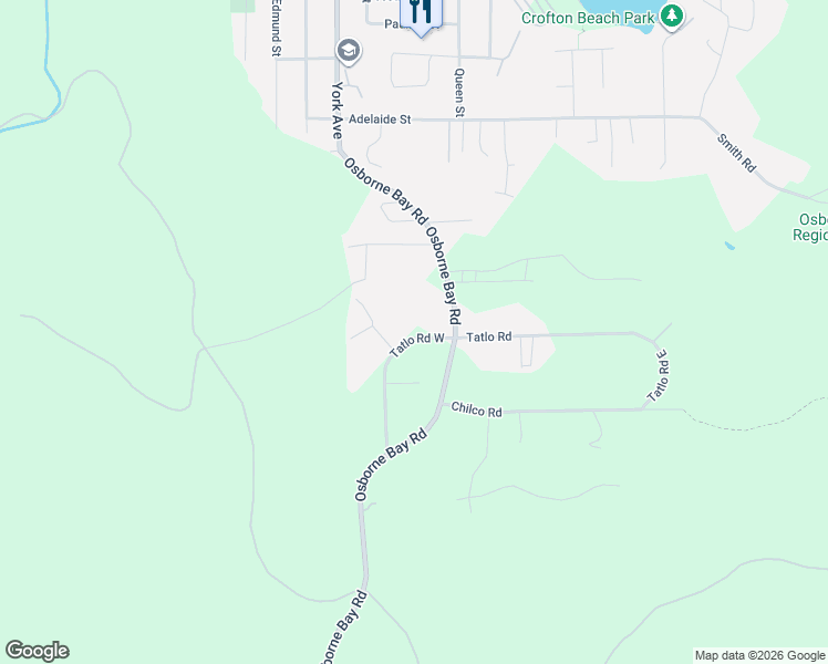 map of restaurants, bars, coffee shops, grocery stores, and more near 1559 Tatlo Road in Duncan