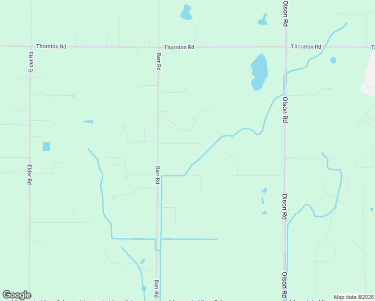 map of restaurants, bars, coffee shops, grocery stores, and more near 5950 Barr Road in Ferndale