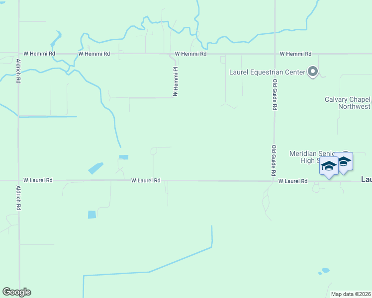 map of restaurants, bars, coffee shops, grocery stores, and more near 490 West Laurel Road in Bellingham