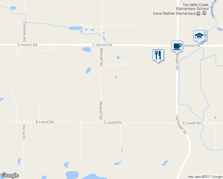 map of restaurants, bars, coffee shops, grocery stores, and more near 5984 Medcalf Road in Bellingham