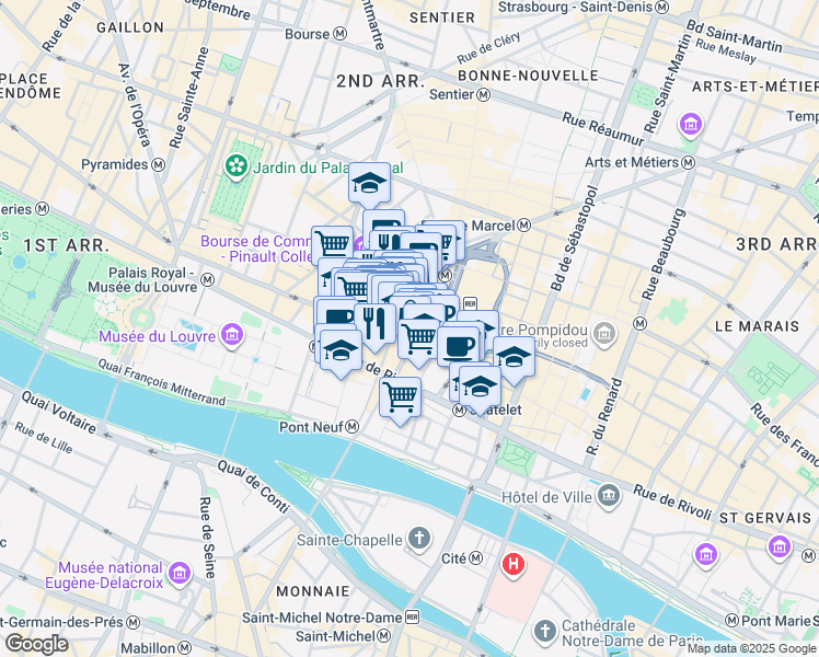 Rue St Honore Paris Map 40 Rue Saint-Honoré, Paris Idf - Walk Score