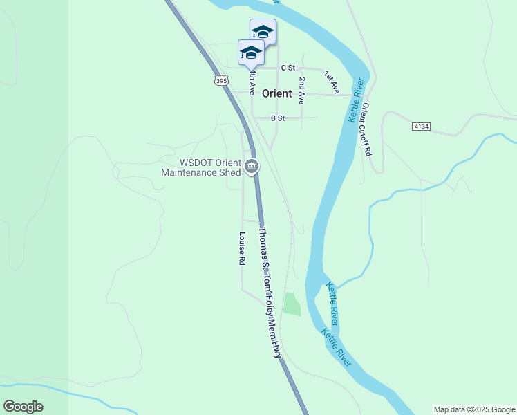 map of restaurants, bars, coffee shops, grocery stores, and more near in Orient