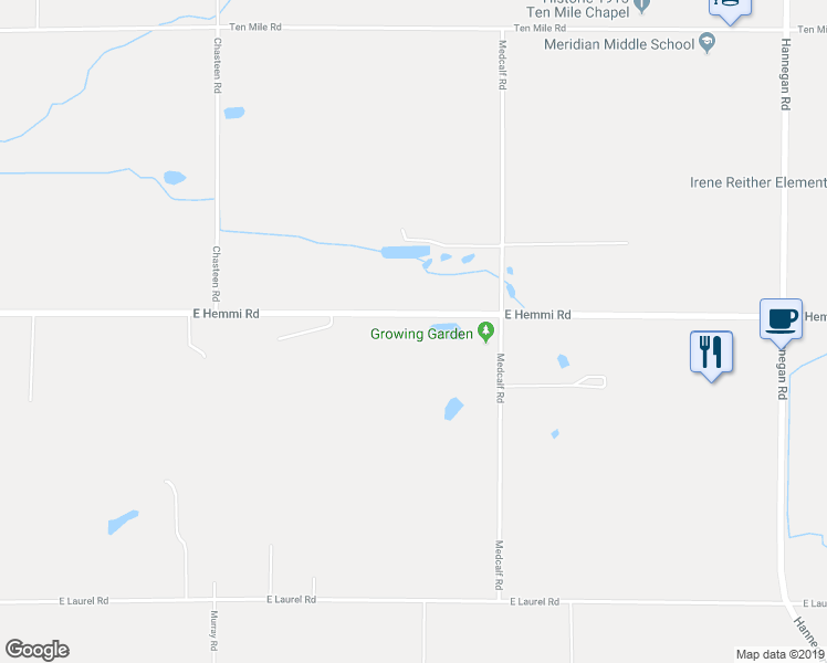 map of restaurants, bars, coffee shops, grocery stores, and more near 639 East Hemmi Road in Lynden