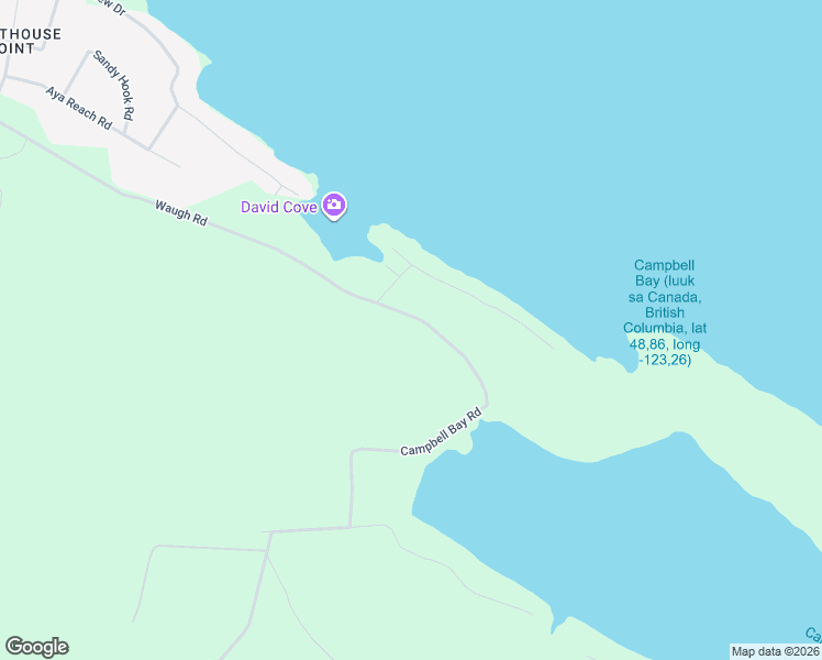 map of restaurants, bars, coffee shops, grocery stores, and more near 596 Waugh Road in Mayne Island