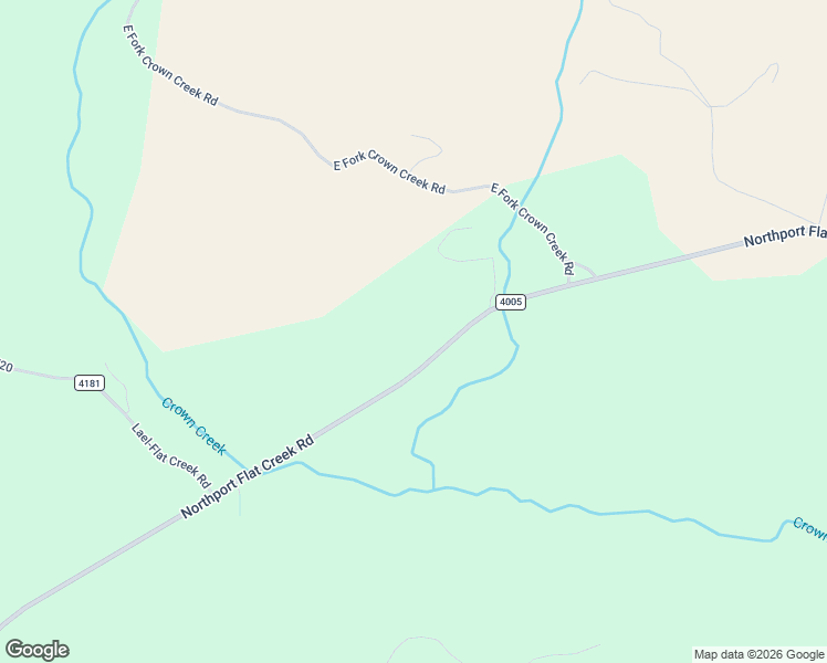 map of restaurants, bars, coffee shops, grocery stores, and more near Northport Flat Creek Road in Kettle Falls