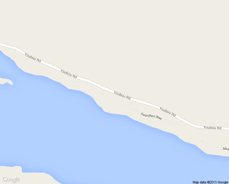 map of restaurants, bars, coffee shops, grocery stores, and more near 10001 Youbou Road in Youbou