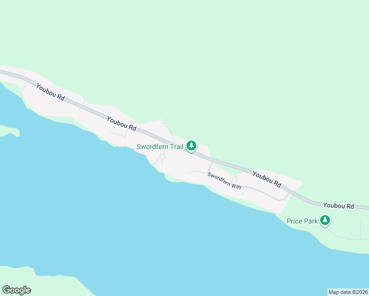 map of restaurants, bars, coffee shops, grocery stores, and more near 10001 Youbou Road in Youbou