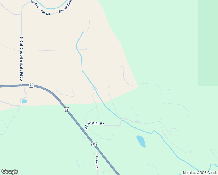 map of restaurants, bars, coffee shops, grocery stores, and more near 345 Rolling Hills Road in Eureka