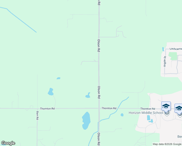map of restaurants, bars, coffee shops, grocery stores, and more near 6221 Olson Road in Ferndale