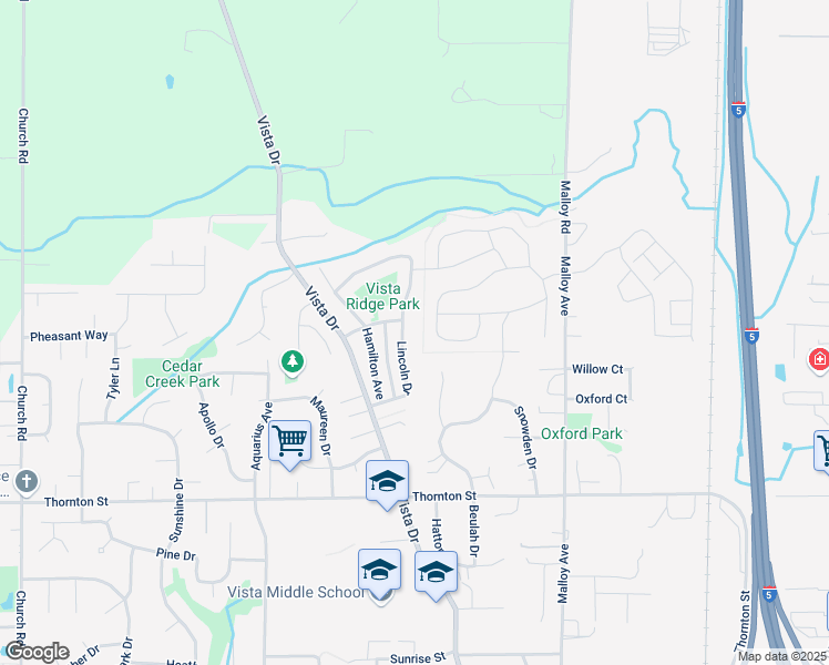 map of restaurants, bars, coffee shops, grocery stores, and more near 6192 Lincoln Dr in Ferndale