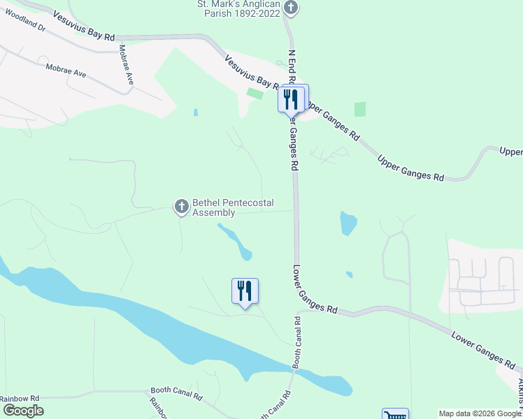 map of restaurants, bars, coffee shops, grocery stores, and more near 130 Baker Road in Capital