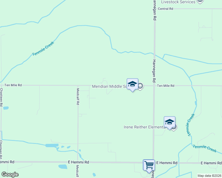 map of restaurants, bars, coffee shops, grocery stores, and more near 780 Ten Mile Road in Lynden