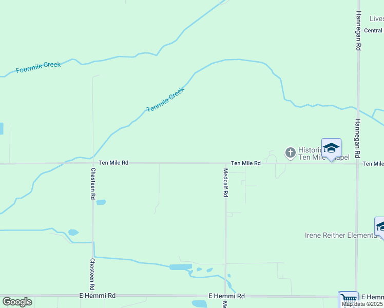 map of restaurants, bars, coffee shops, grocery stores, and more near 501-699 10 Mile Road in Lynden