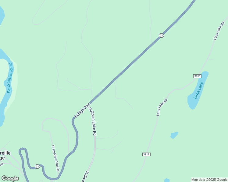 map of restaurants, bars, coffee shops, grocery stores, and more near 16530 Washington 31 in Metaline Falls