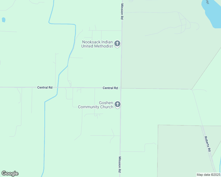 map of restaurants, bars, coffee shops, grocery stores, and more near 2454 Central Road in Everson