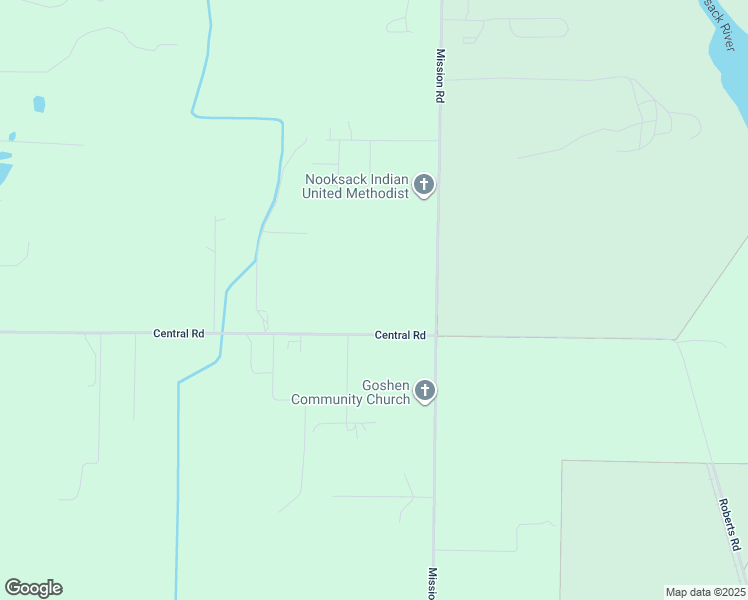 map of restaurants, bars, coffee shops, grocery stores, and more near 2454 Central Road in Everson