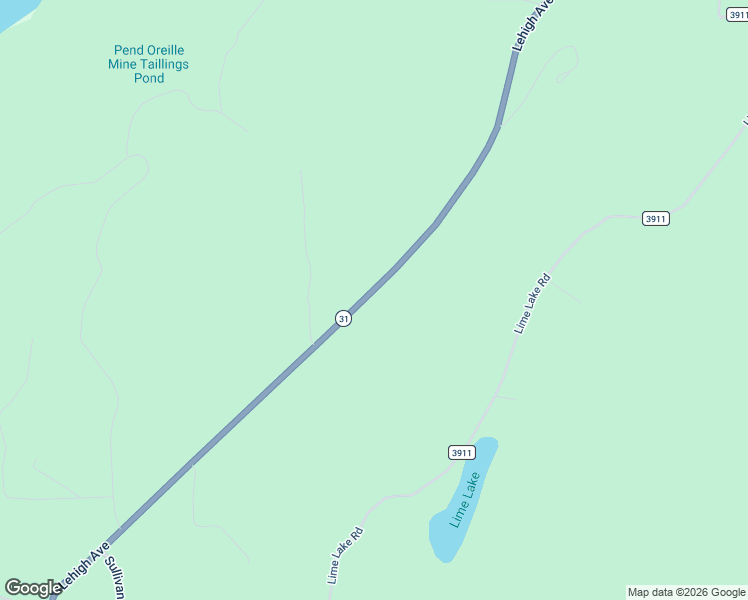 map of restaurants, bars, coffee shops, grocery stores, and more near 17112 Washington 31 in Metaline Falls