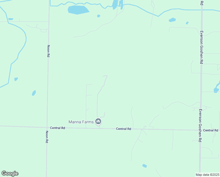 map of restaurants, bars, coffee shops, grocery stores, and more near 1832 Central Road in Everson