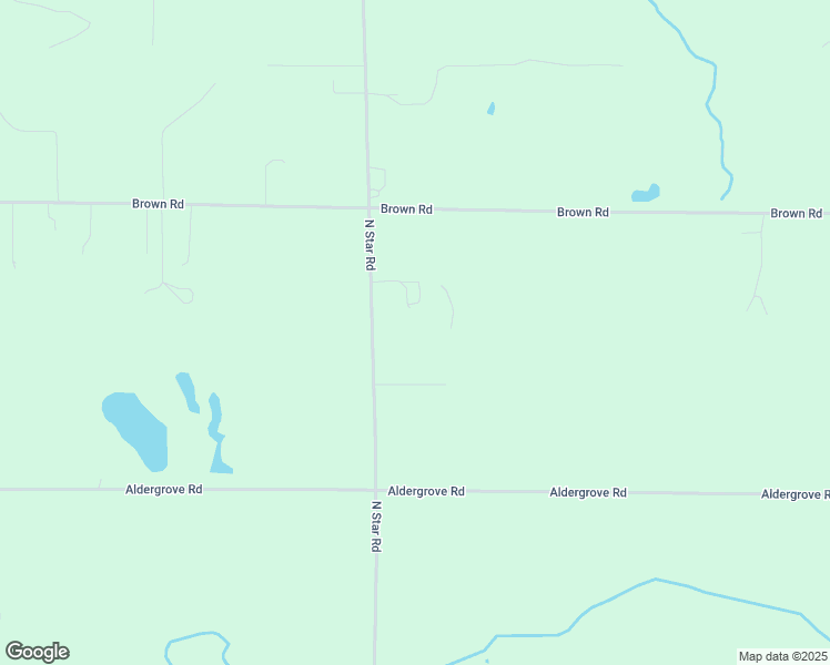map of restaurants, bars, coffee shops, grocery stores, and more near 6618 N Star Rd in Ferndale