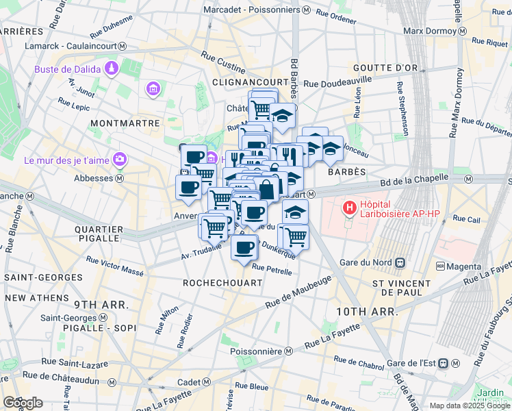 17 Bis Boulevard De Rochechouart 75009 Paris 17 Boulevard de Rochechouart, Paris IDF - Walk Score