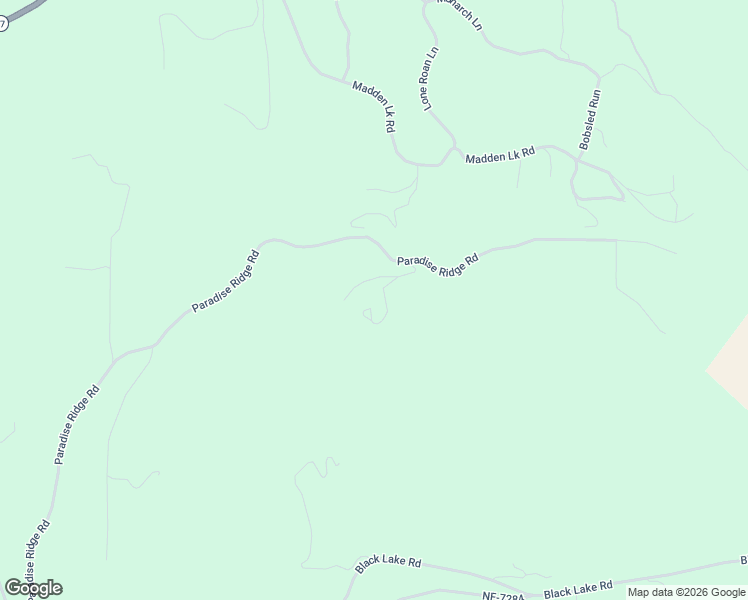 map of restaurants, bars, coffee shops, grocery stores, and more near 1284 Paradise Ridge Road in Rexford