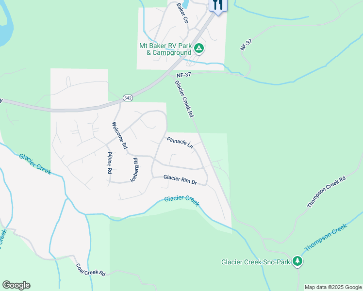 map of restaurants, bars, coffee shops, grocery stores, and more near 22002 Pinnacle Road in Deming